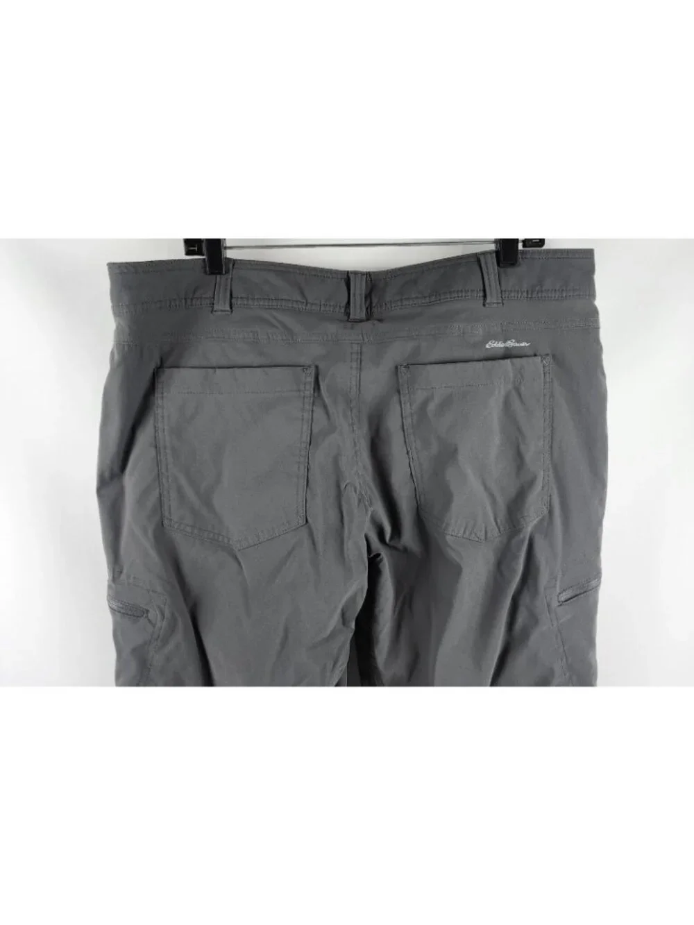 Eddie Bauer Travex Pants Mens 38x30 Guide Pro Lined Gray Nylon Hiking